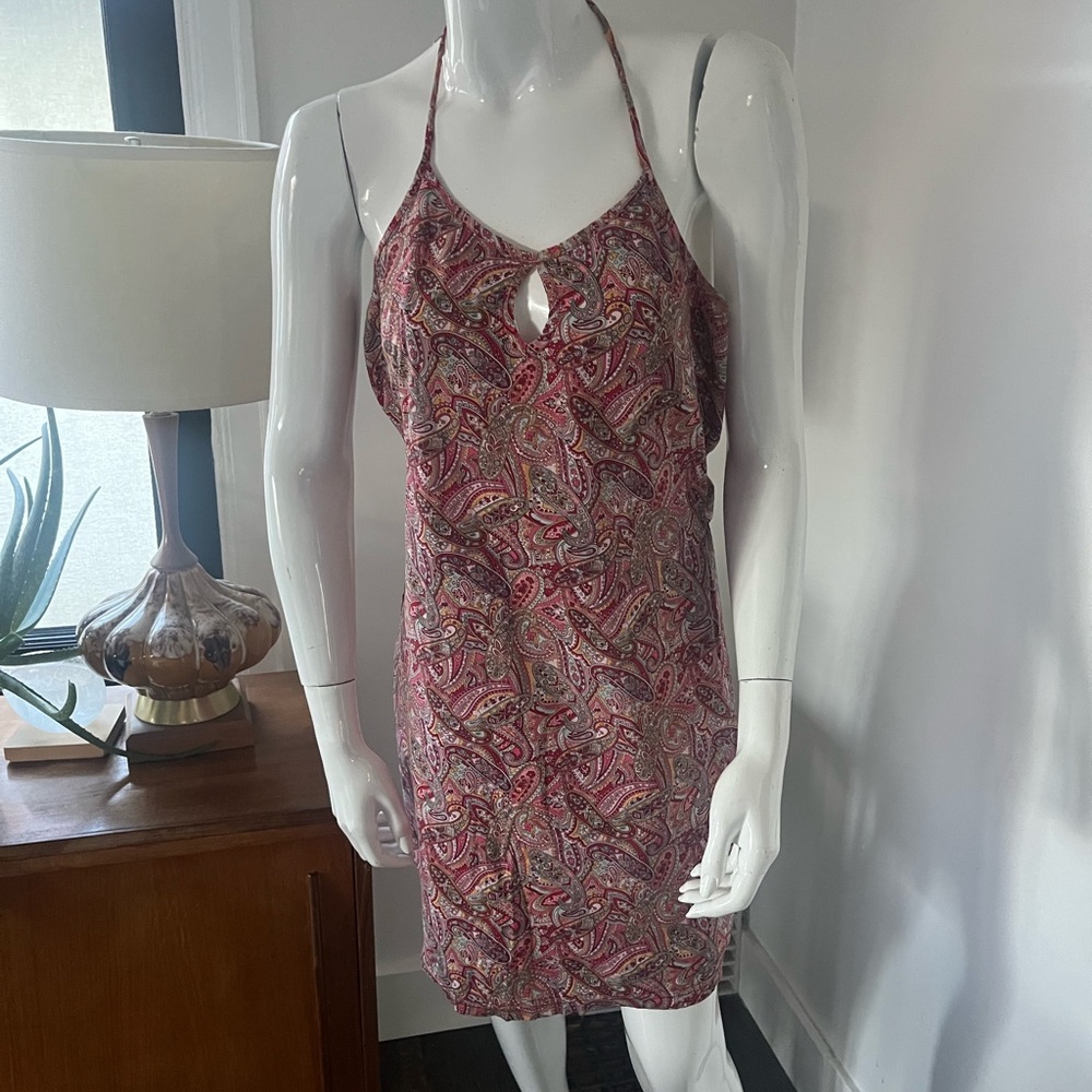 Vintage JM Collection Multicolor Paisley Mini dress